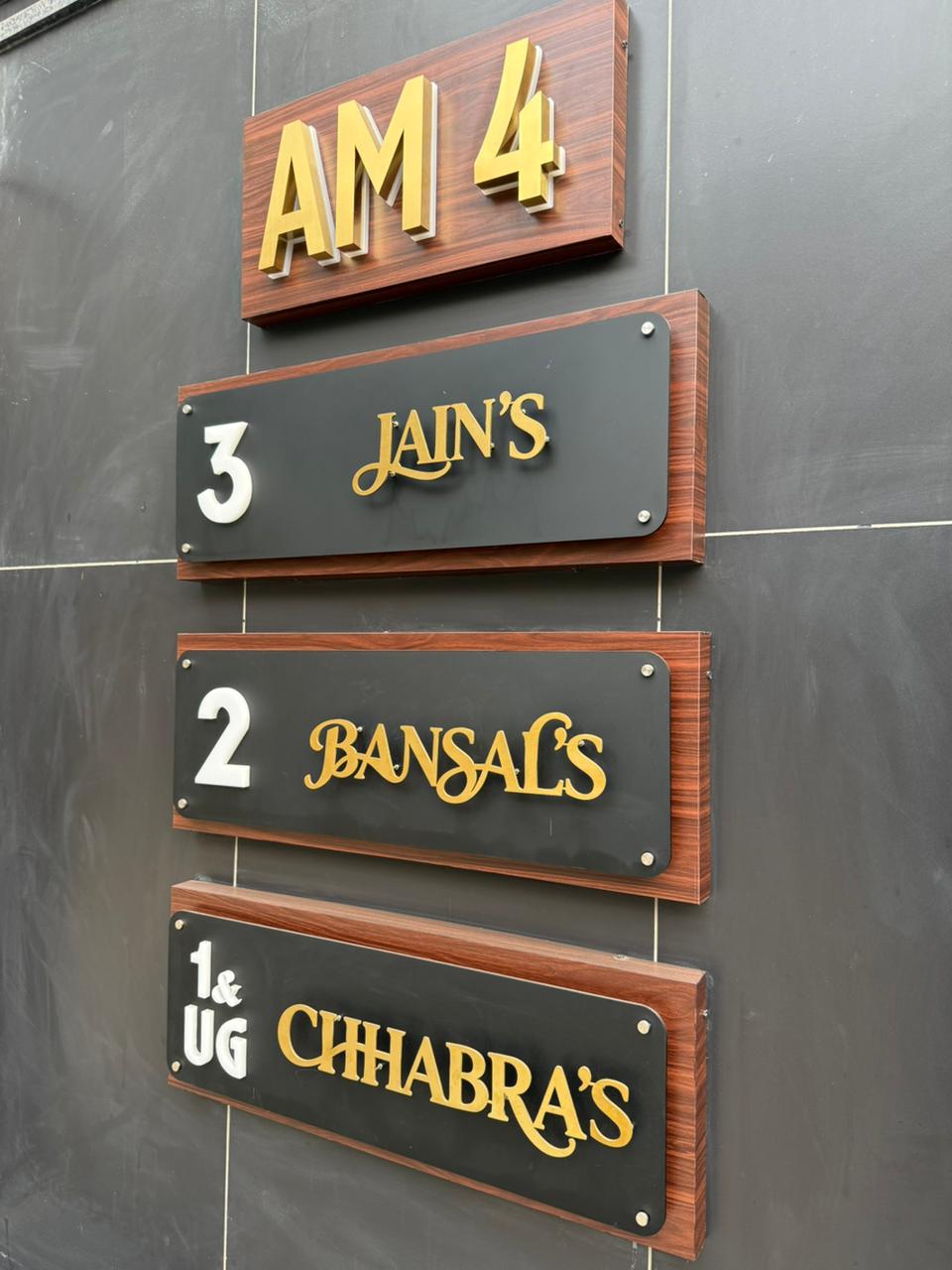 3D Metal Letters